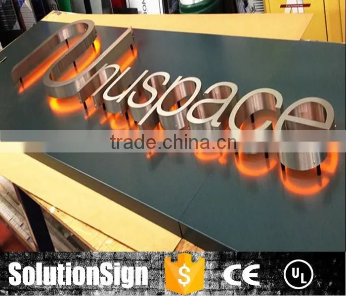Custom Advertising 3d letter light channel led outdoor sign