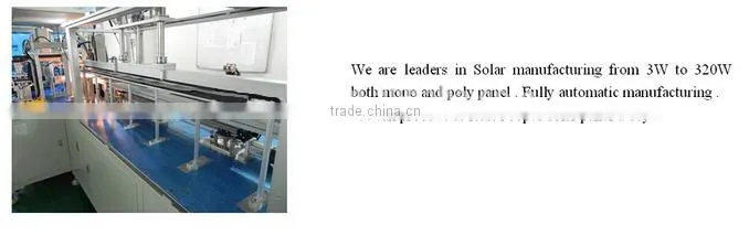 Good Quality and High efficiency 320W mono solar panel A grade solar cells