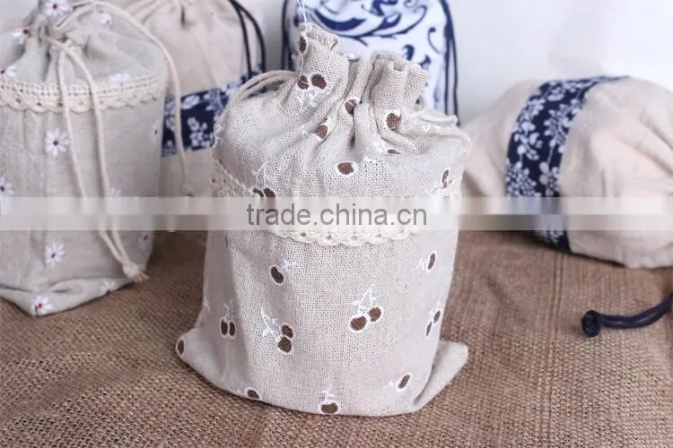 2015 hot selling cotton sling tea bag