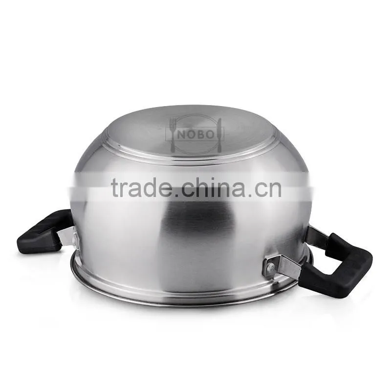 NOBO New Arrival Stainless Steel Stock Pot With Capsule Bottom