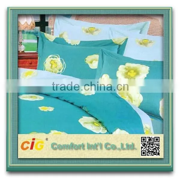 100% cotton bed sheets 3d for hotel hospital