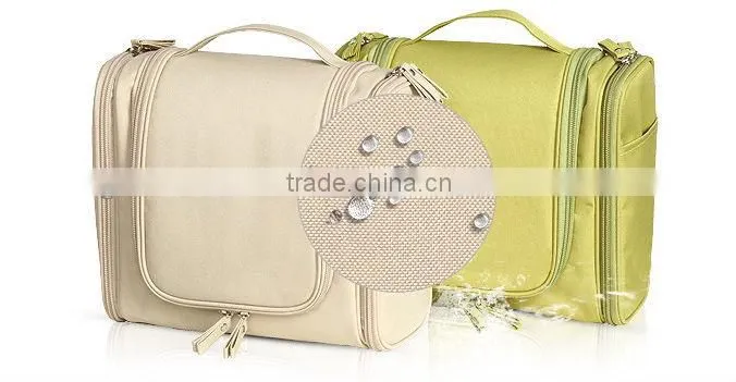 2013 Fashion Well Designed hanging Cosmetic Bag Organizer For Ipad with 2 compart