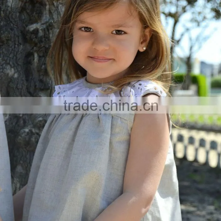 linen dress, kids linen dress, 100%cotton dress,white linen dress,white linen wedding dress for kids