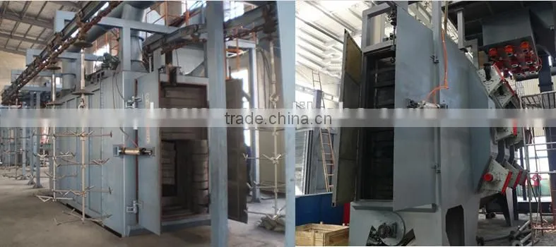 1high quality trolley type sand blasting machine