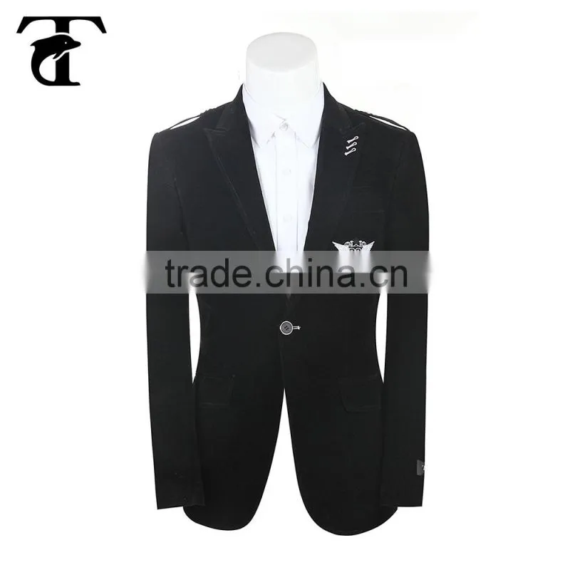 High quality special design men red blazer men's business suit