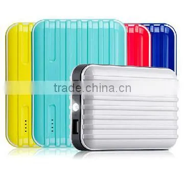 Universal travel suitcase power bank 8800mAh, Mobile charger with two USB ports