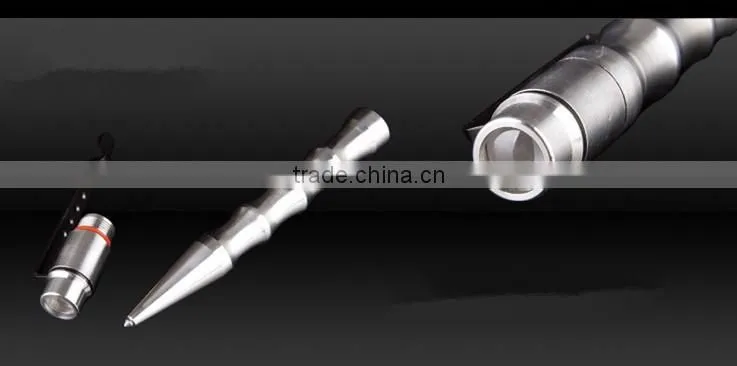 LED tactical pen , novelty windows broken tool as gift pen