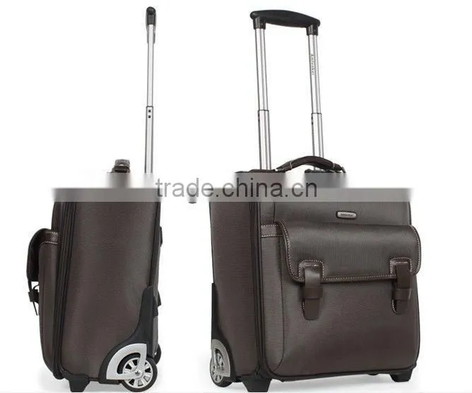 Briefcase business luggage trolley for laptop file