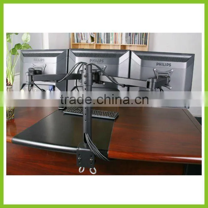 LCD482-T Desktop LCD Mount for Triple Monitors