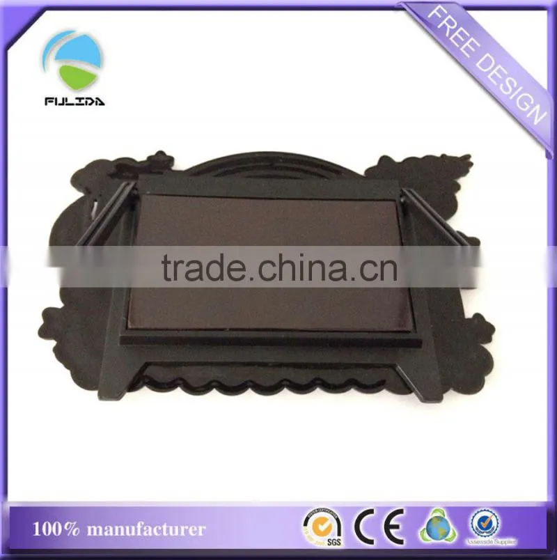 custom rainbow souvenir rubber plastic photo frame