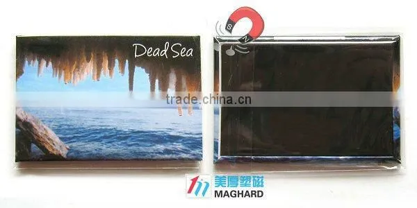 souvenir tin fridge magnet DEAD SEA magnetic gift