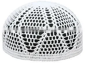 Wholesale sales of pure cotton Muslim style of making handmade crochet hats