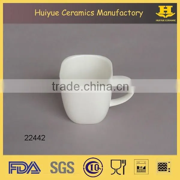 porcelain plain mug, coffee mug, plain coffee mug with handle