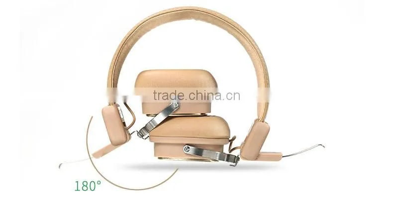 High-End Stylish Foldable Ti Alloy Earphone Stereo Bluetooth Headphone with Ergonomic Design Model HSM4