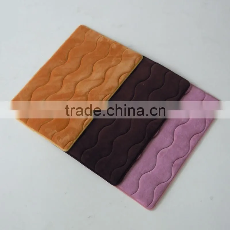 bathmat with anti slip base Bathroom floor mats