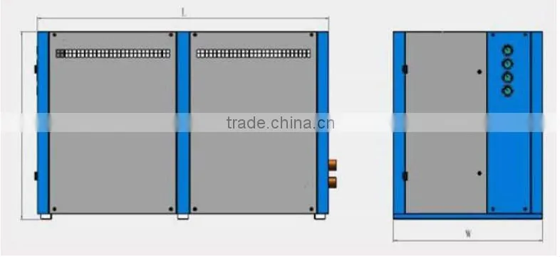 High Quality High Efficiency LTWS Series Box Type Scroll Compressors Water Cooled Water Chiller for Air Conditioning