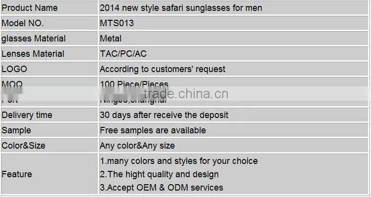 2014 new style sunglasses for men made in china,2014 hot sell