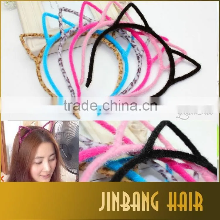 Wholesale 6 Colors Stylish Women Girls Cat Ears Headband Hairband Hair Band Accessories Head-wear