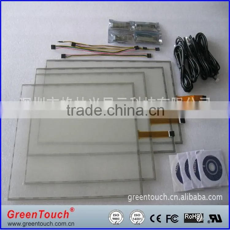 cheapest touch screen panel 18.5 inch 5 wire resistive touch screen with controller