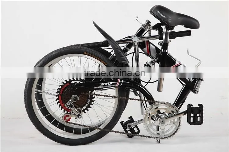 20 size cheap steel folding bike with suspension 20 pocket bike
