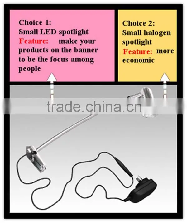 digital printing mini hand roll up banner horizont