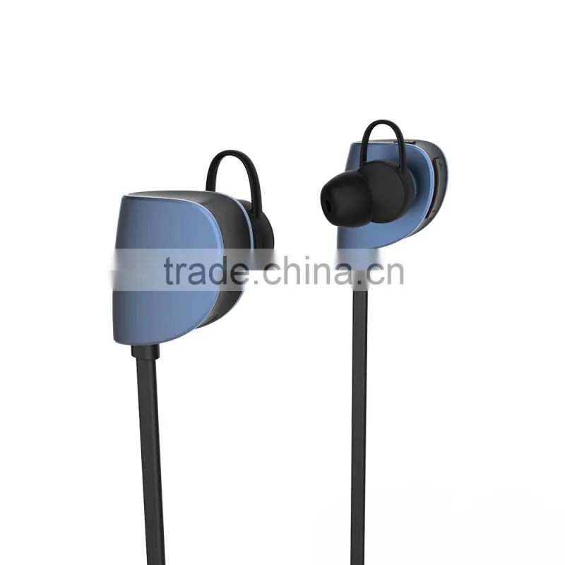 wireless Sport mini bluetooth 4.0 neckband headset for mobile with RoHs CE FCC