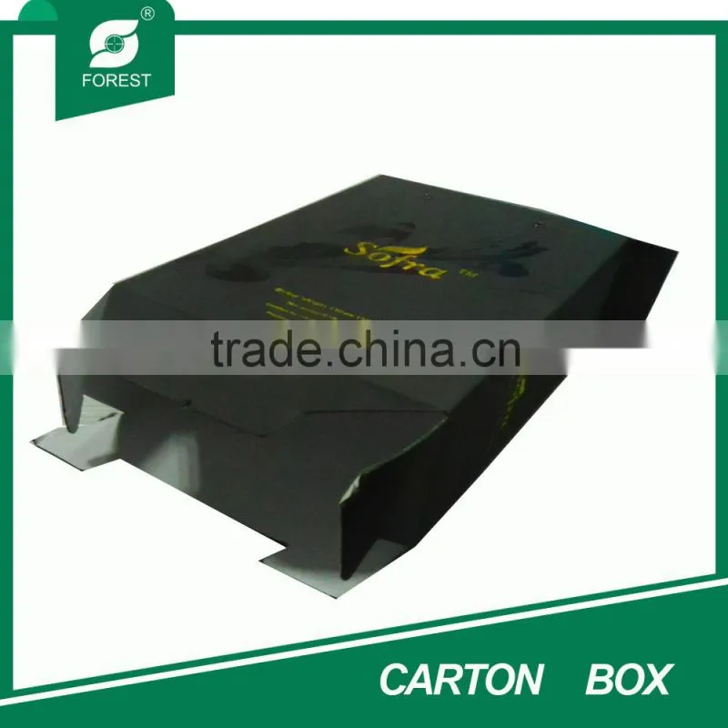 PROFESSIONAL AND CUSTOMIZED BLACK CARTON BOX