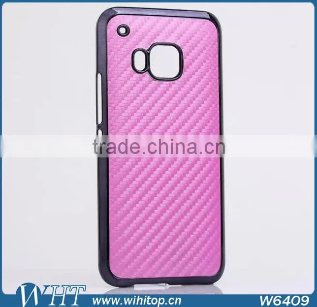 Carbon Fibre Skin & Chronr PC Cover Case for HTC ONE M9