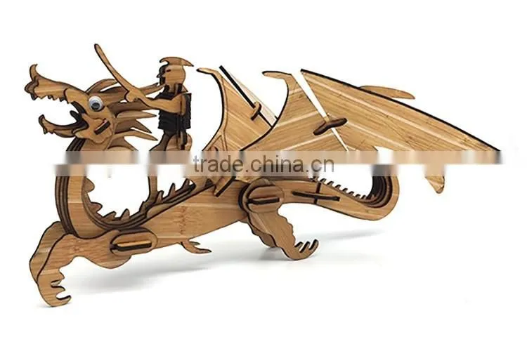 New design of dragon 3D puzzle Bamboo