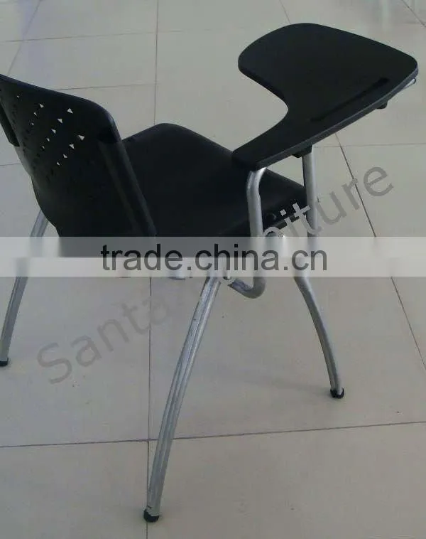 School Furniture Single Desk and Chair /school chair with writing board1008