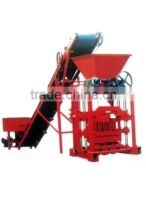 Concrete block machine QTJ4-35B semi-automatic small cement block making machine