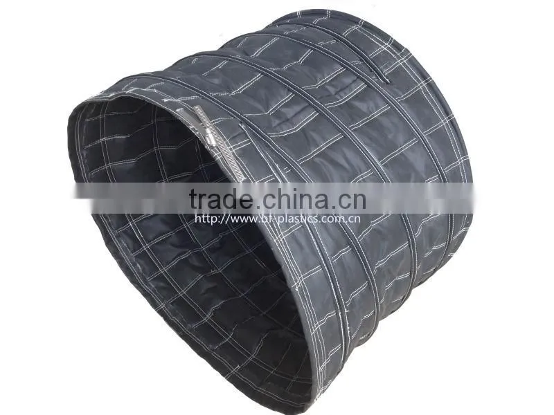 30inch Black fiber glass high temperature heating ventilation air duct