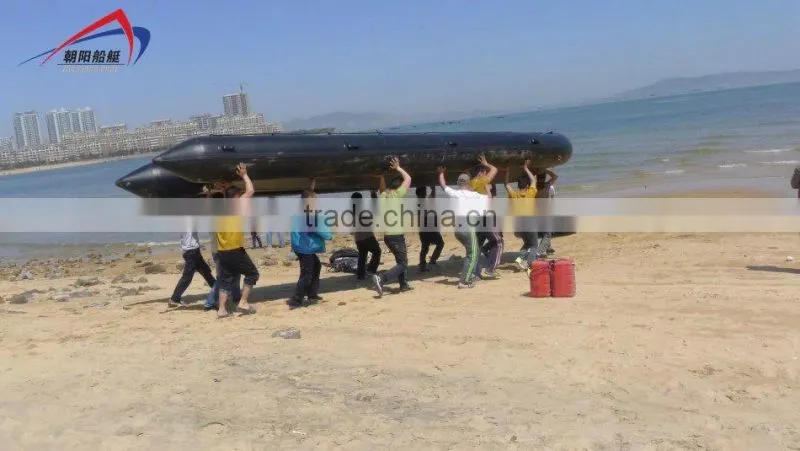 CE Certificated Aluminum floor and 1.6mm pvc 8m-8.5m Big large Inflatable Boat