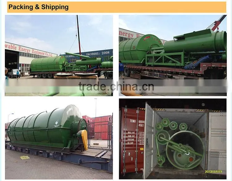 1500USD daily profit waste tires oil refining equipment