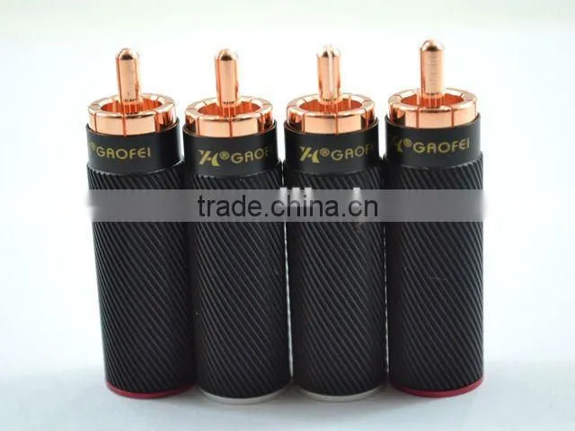 GaoFei REDO06R Red Copper Hi-End cable connector