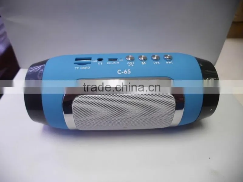 2016 high quality 3D sound effect portable outdoor bluetooth speaker with line in/hands free call, can do custom logo printing
