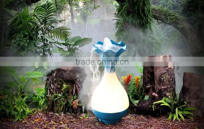 5 Color decorative Ultrasonic Home Aroma Humidifier Air Diffuser Purifier Atomizer Essential Oil Diffuser Mist Maker Fogger