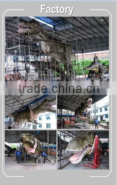 realistic dinosaur model for outdoor playground events