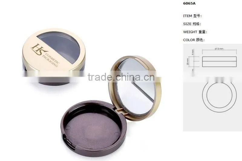 fashion designed plastic compact powder case