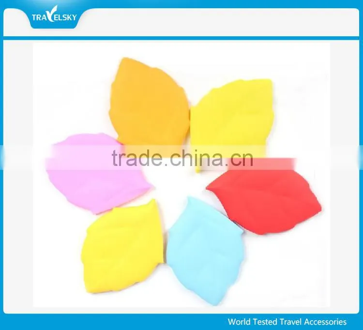 Travel Colorful Foliage Shaped Portable Silicon Cup