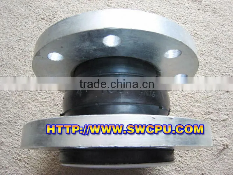 rubber flexible connector with PTFE liner