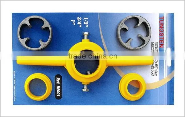 Tarrajas Roscadora De Tubos Pvc Wolfgang 1/2 3/4 1 Pulgada