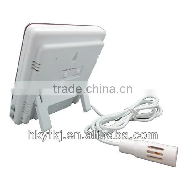Indoor outdoor digital lcd display high low temperature humidity meter lab thermo hygrometer with sensor