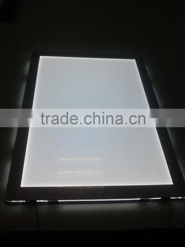 Double side magnetic and crystal real estate led window display acrylic led light box