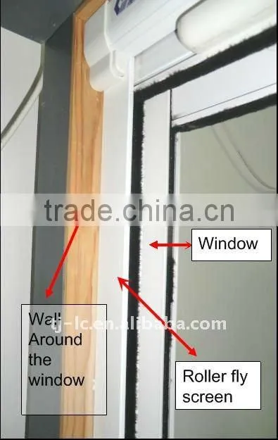 140cm * 170cm retractable fly screen window
