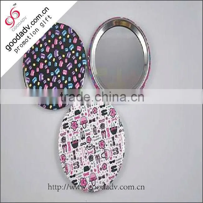 Factory manufacture eco-friendly fashion small round mirrors