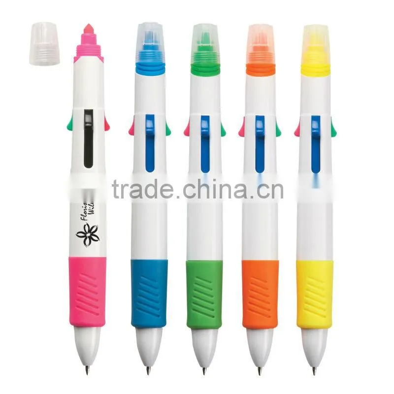 Quatro Pen With Highlighter
