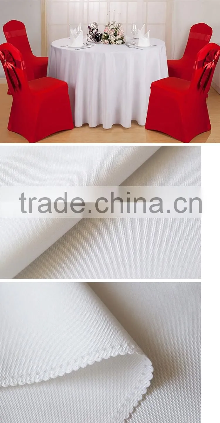 Polyester tablecloth spun polyester table linens and 100% spun polyester napkins table cloth