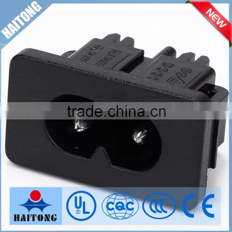 2circle pin 110v socket ac power socket without screw