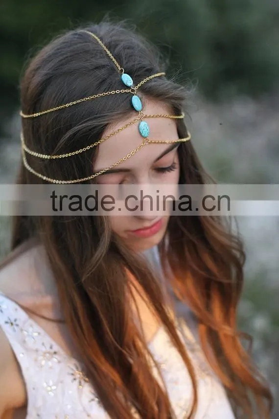 gauze jeweled rhinestone bow pearl handmade felt hair band